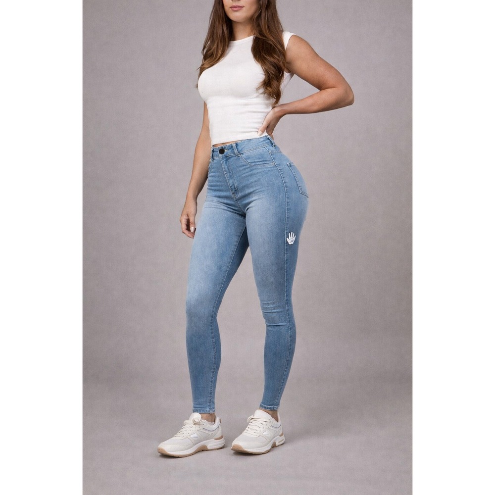 FIT JEANS Classic Blue Skinny Jeans for Women